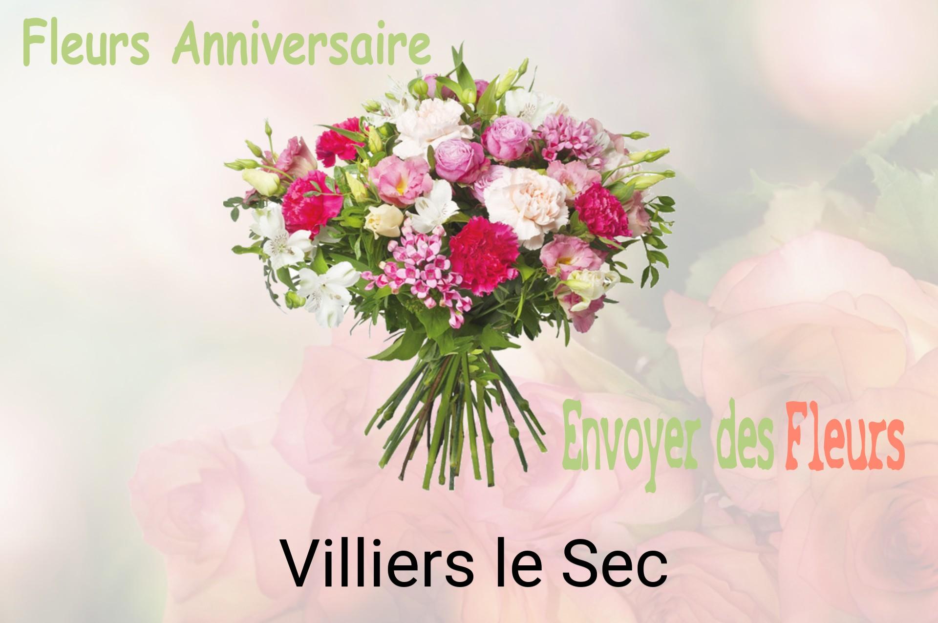 Bouquet de fleurs d’anniversaire livré à Villiers-le-Sec