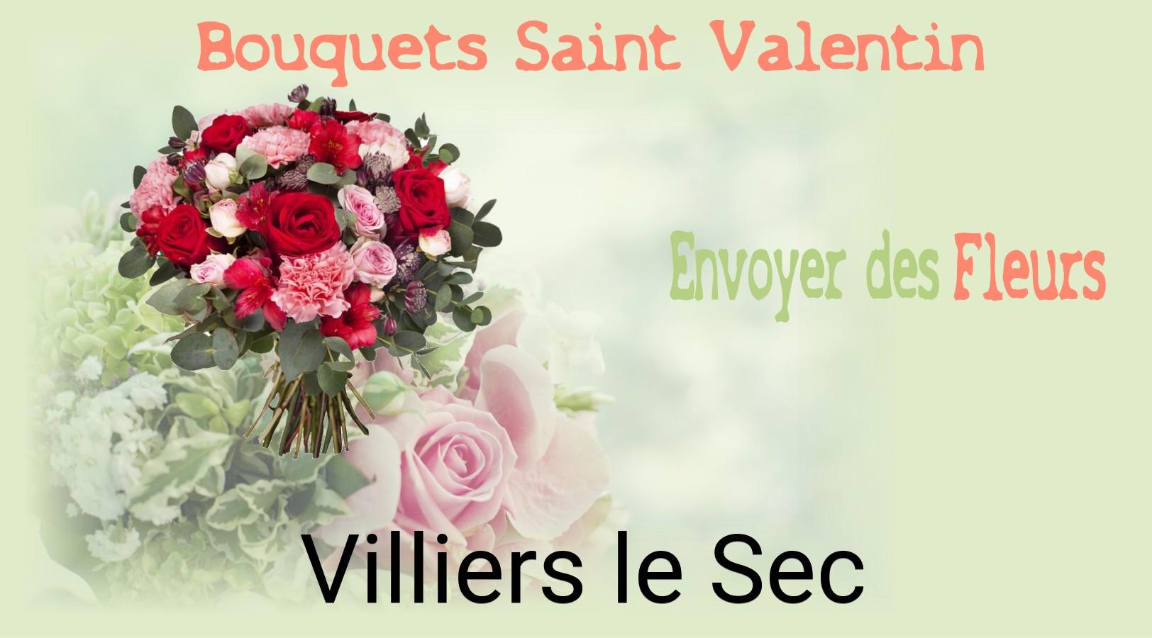 Roses de Saint-Valentin livrées à Villiers-le-Sec